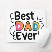 Beste papa ooit cadeau. Vaderdag Muismat (Met muis)