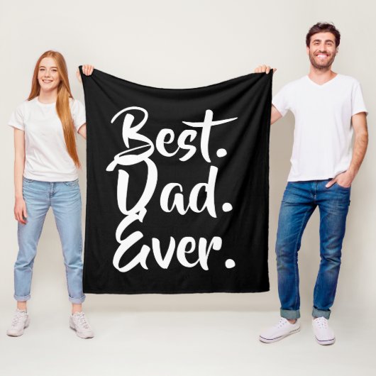 Beste Papa Ooit, Cadeau voor Vader, Vaderdag Cadea Fleece Deken (In situ)