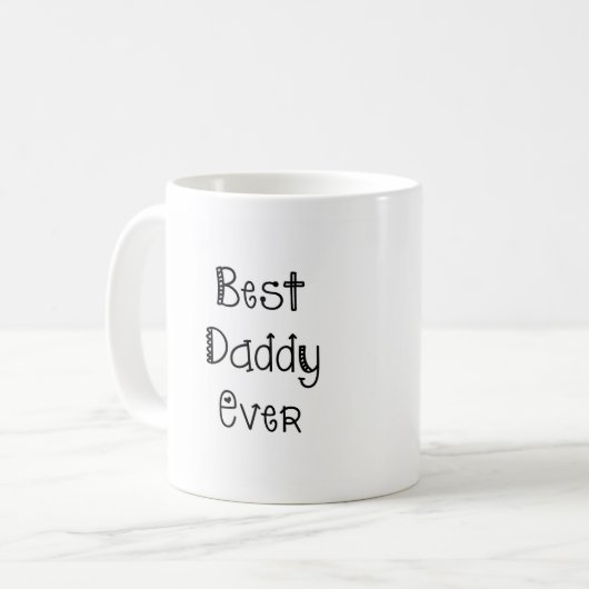 Beste papa ooit China Mok (Voorkant links)