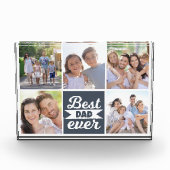 Beste papa ooit collage cadeau fotoblok (Voorkant)