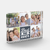 Beste papa ooit collage cadeau fotoblok (Links)
