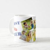 Beste papa ooit Collage foto's Koffiemok (Voorkant links)