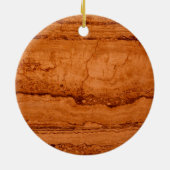 Beste papa ooit, Copper Canyon Graniet, amber goud Keramisch Ornament (Achterkant)