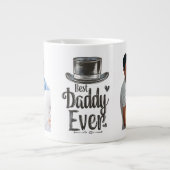 Beste papa ooit - Custom Gift van Kinder Grote Koffiekop (Voorkant)