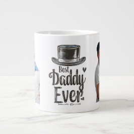 Beste papa ooit - Custom Gift van Kinder Grote Koffiekop