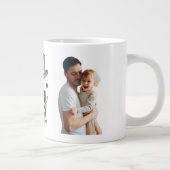 Beste papa ooit - Custom Gift van Kinder Grote Koffiekop (Rechts)