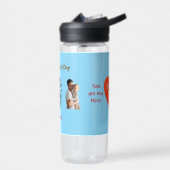 Beste papa ooit - Custom Gift van Kinder Waterfles (Links)