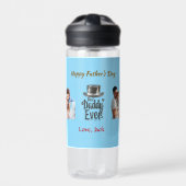 Beste papa ooit - Custom Gift van Kinder Waterfles (Voorkant)