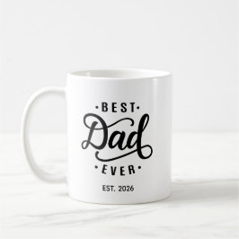 Beste papa ooit datum van oprichting koffiemok