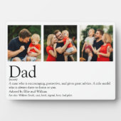 Beste Papa Ooit Definitie Foto Collage Fotoplaat (voorkant)