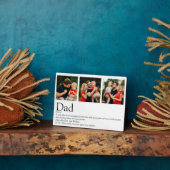 Beste Papa Ooit Definitie Foto Collage Fotoplaat (Zijkant)