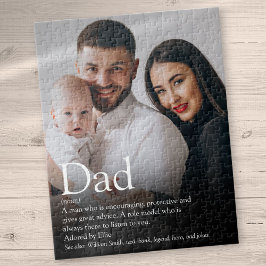 Beste Papa Ooit Definitie Foto Legpuzzel