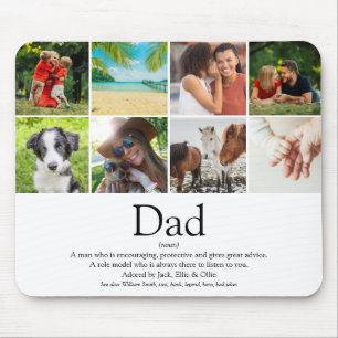 Beste Papa Ooit Definitie Fotocollage Muismat