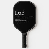 Beste Papa Ooit Definitie Pickleball Paddle (Achterkant)