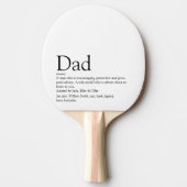 Beste Papa Ooit Definitie Tafeltennisbatje (Voorkant)