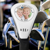 BESTE PAPA Ooit door PAR Foto Monogram Golfheadcover