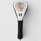 BESTE PAPA OOIT DOOR PAR Monogram Foto Golfheadcover (Voorkant)