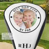 BESTE PAPA OOIT DOOR PAR Photo Monogram Custom Golfheadcover