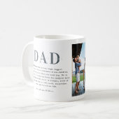 Beste papa ooit | Drie foto collage Koffiemok (Voorkant links)