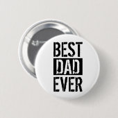 Beste Papa Ooit Eenvoudig Vaderdag Geschenk Ronde Button 5,7 Cm (Voorkant /achterkant)