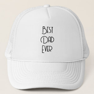 Beste Papa Ooit Eenvoudige Calligrafie Trucker Pet