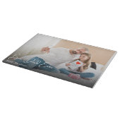 Beste papa ooit Eenvoudige Custom Photo Snijplank (Hoek)