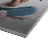 Beste papa ooit Eenvoudige Custom Photo Snijplank (Hoek)