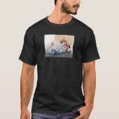 Beste papa ooit Eenvoudige Custom Photo T-shirt (Voorkant)