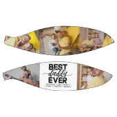 Beste papa ooit & eenvoudige familie foto Vaderdag Basketbal (Panelen)