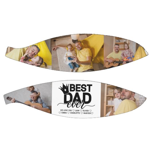 Beste papa ooit & eenvoudige familie foto's Vaderd Basketbal (Panelen)