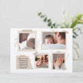 Beste papa ooit, eerste vaderdag, gelukkige vaderd kaart (Staand voorkant)