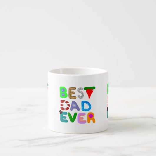 Beste papa ooit Espresso Mok (Voorkant)