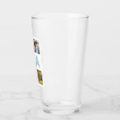 Beste Papa Ooit Est Vaderdag Papa Aangepaste Afbee Glas (Links)