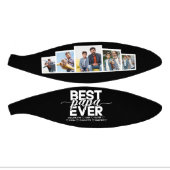 Beste Papa Ooit & Familie 5 Foto Vaderdag Basketbal (Panelen)