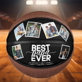 Beste Papa Ooit & Familie 6 foto's Vaderdag Basketbal