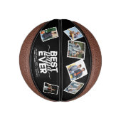 Beste Papa Ooit & Familie 6 foto's Vaderdag Basketbal (Verticaal)