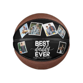 Beste papa ooit & familie 6 foto's Vaderdag Basketbal