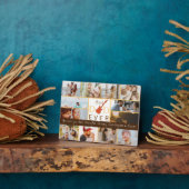 Beste papa ooit familie foto collage vaders dag fotoplaat (Zijkant)