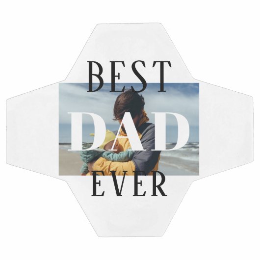 Beste Papa Ooit Familie Kinderen Vader Foto Voetbal (Enkel)