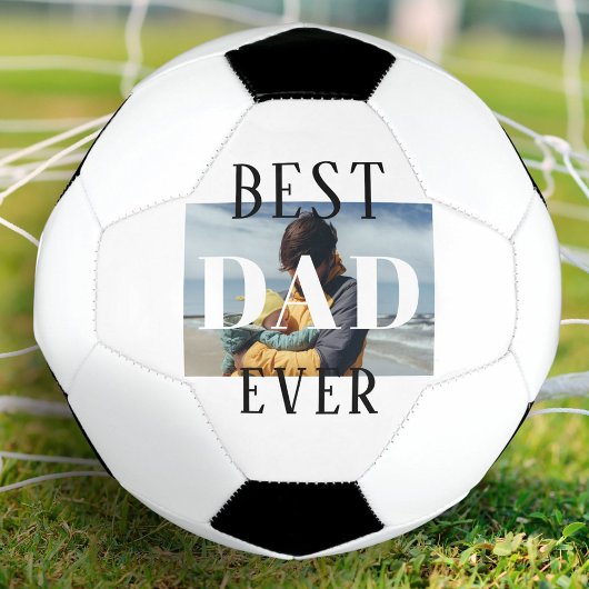 Beste Papa Ooit Familie Kinderen Vader Foto Voetbal