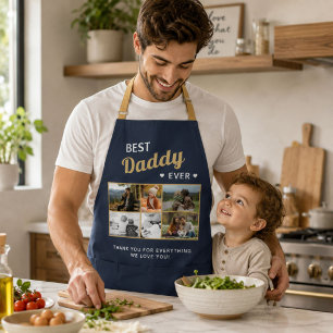 Beste papa ooit Familie Vaderdag 6 foto Schort