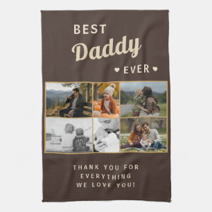 Beste Papa Ooit Familie Vaderdag 6 Foto  Theedoek