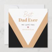 Beste papa ooit feestdagenkaart (Voorkant)