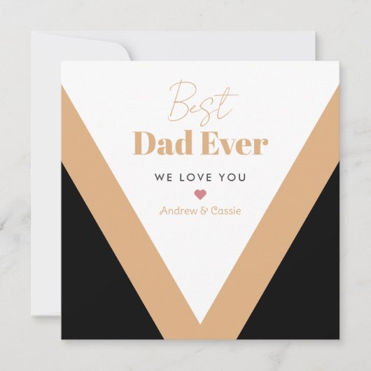 Beste papa ooit feestdagenkaart (Voorkant)