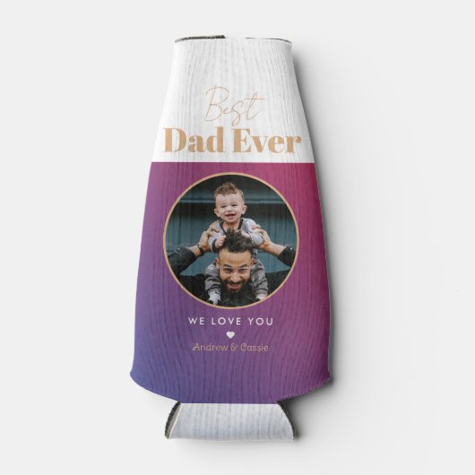 Beste papa ooit flesjeskoeler (Voorkant)