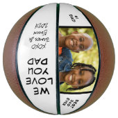 Beste papa ooit foto basketbal (Verticaal)