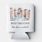 Beste Papa Ooit Foto Brief Blikjeskoeler (Achterkant)
