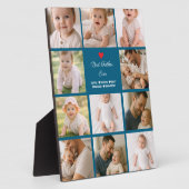 Beste Papa Ooit Foto Collage | Persoonlijk Fotoplaat (Zijkant)