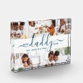 Beste papa ooit Foto Collage Vaderdag Gift (Links)