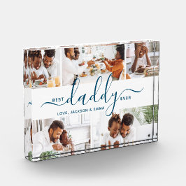 Beste papa ooit Foto Collage Vaderdag Gift